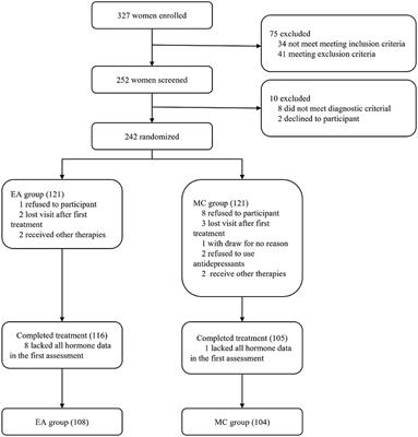 The Role of Acupuncture in Hormonal Shock-Induced Cognitive-Related Symptoms in Perimenopausal Depression: A Randomized Clinical Controlled Trial